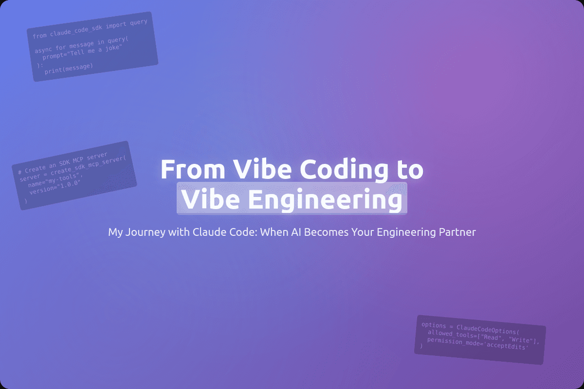 From Vibe Coding to Vibe Engineering: My Journey with Claude Code